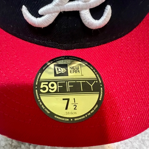 New Era 59FIFTY Atlanta Braves MLB Cap Hat Baseball - Picture 2 of 5